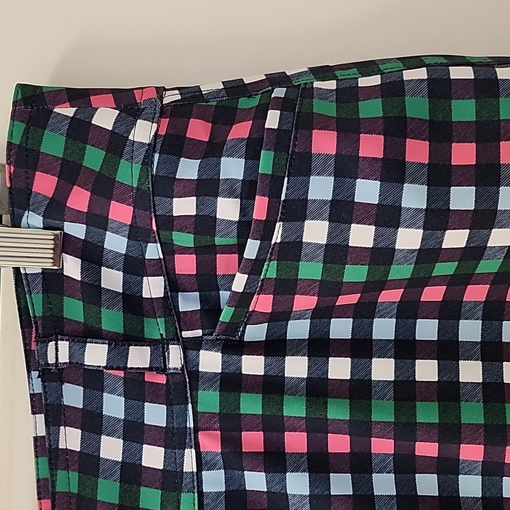 Jofit Buffalo Check SignaturePlaid Women's Skirt Blue, Pink, Green Size 14 - Picture 8 of 16